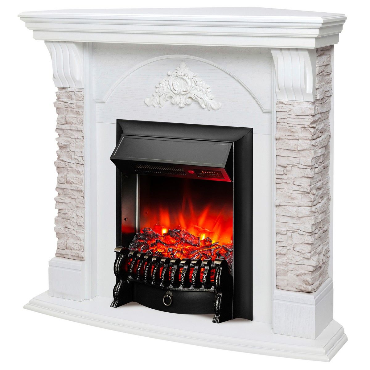 Электрокамин Athena Corner GR с очагом Fobos Lux Black RC. Габариты (ШxВxГ) 98x97x30 см Электрокамин Athena Corner GR с очагом Fobos Lux Black RC. Габариты (ШxВxГ) 98x97x30 см