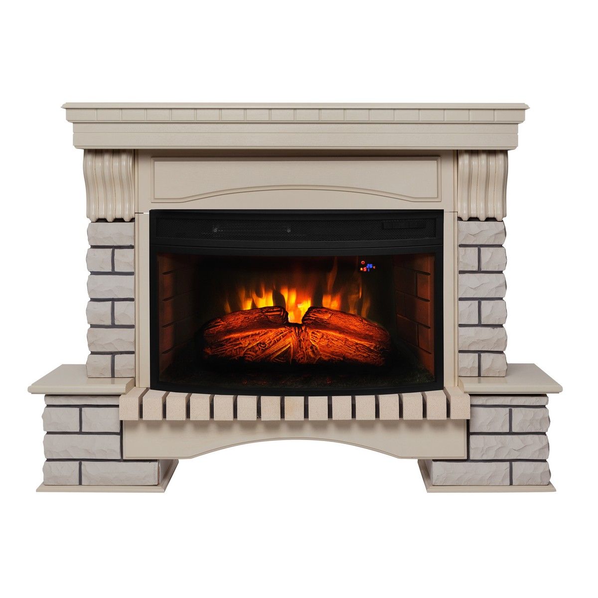 Электрокамин Country 33/33W WT с очагом Firespace 33W. Габариты (ШxВxГ) 149x109x43 см Электрокамин Country 33/33W WT с очагом Firespace 33W. Габариты (ШxВxГ) 149x109x43 см