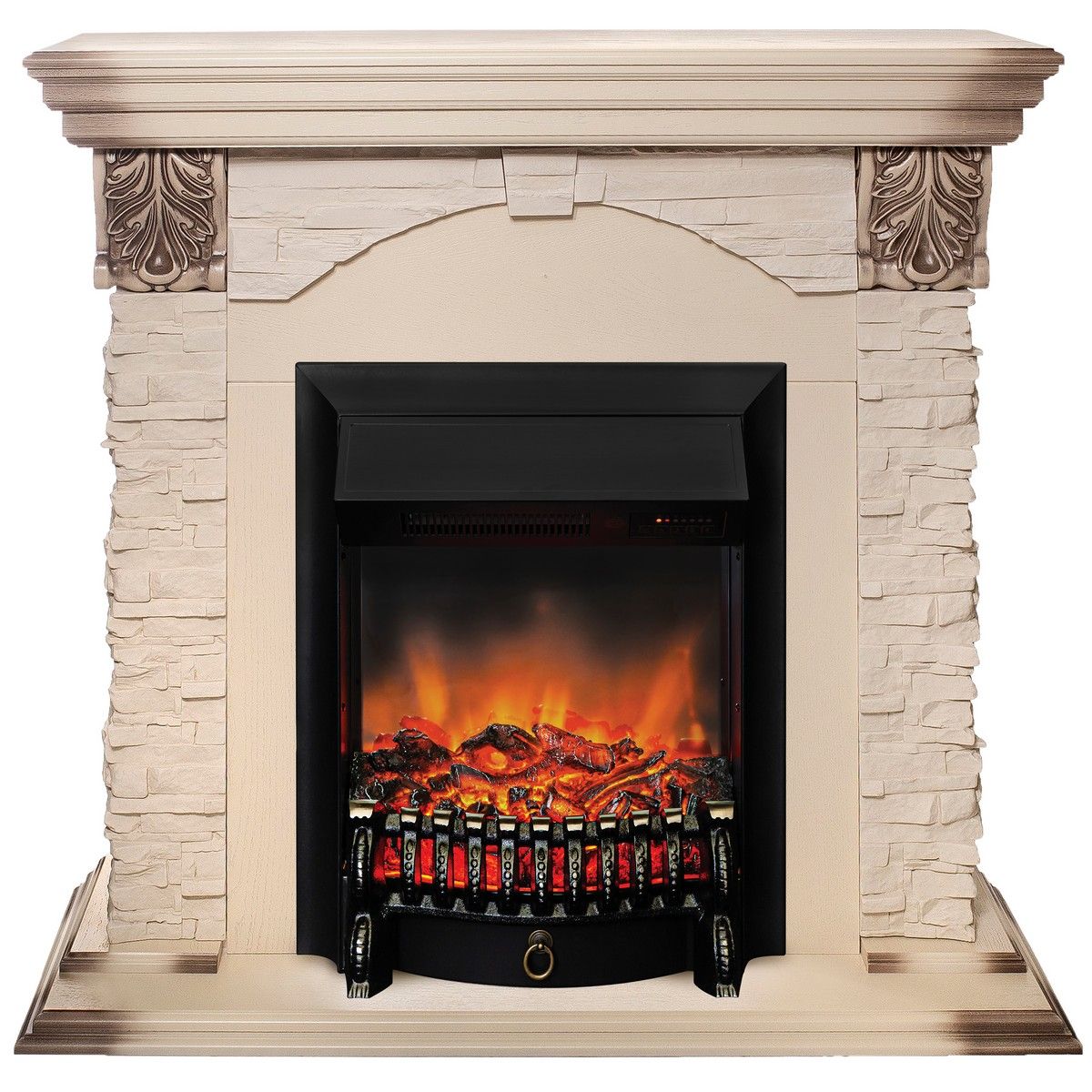 Электрокамин Dublin Lux WT с очагом Fobos Lux Black RC. Габариты (ШxВxГ) 98x97x30 см Электрокамин Dublin Lux WT с очагом Fobos Lux Black RC. Габариты (ШxВxГ) 98x97x30 см