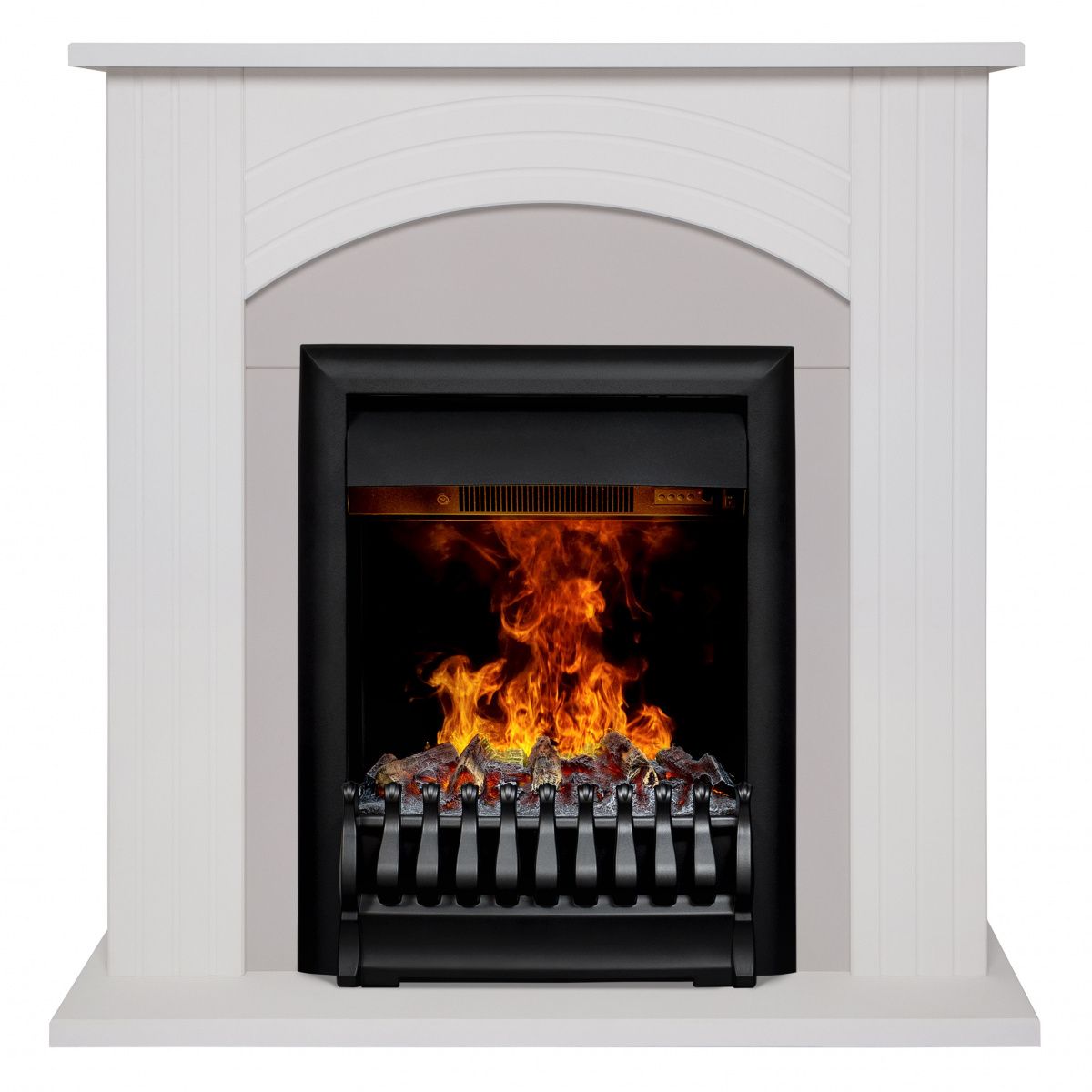 Электрокамин RealFlame Hanna WT с очагом Oregan 3D, увлажнение воздуха. Габариты (ШxВxГ) 93x95x32 см Электрокамин RealFlame Hanna WT с очагом Oregan 3D, увлажнение воздуха. Габариты (ШxВxГ) 93x95x32 см