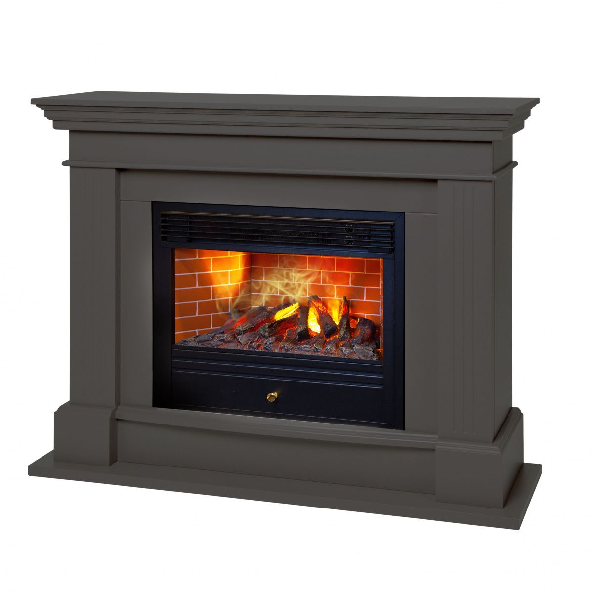 Электрокамин RealFlame Ontario 26 GR с очагом 3D Novara 26. Габариты (ШxВxГ) 135x109x38 см Электрокамин RealFlame Ontario 26 GR с очагом 3D Novara 26. Габариты (ШxВxГ) 135x109x38 см