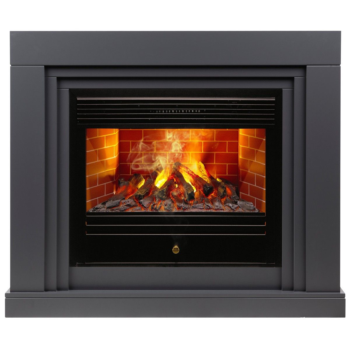Электрокамин Stanley 26 GR с очагом 3D Novara. Габариты (ШxВxГ) 120x100x34 см Электрокамин Stanley 26 GR с очагом 3D Novara. Габариты (ШxВxГ) 120x100x34 см