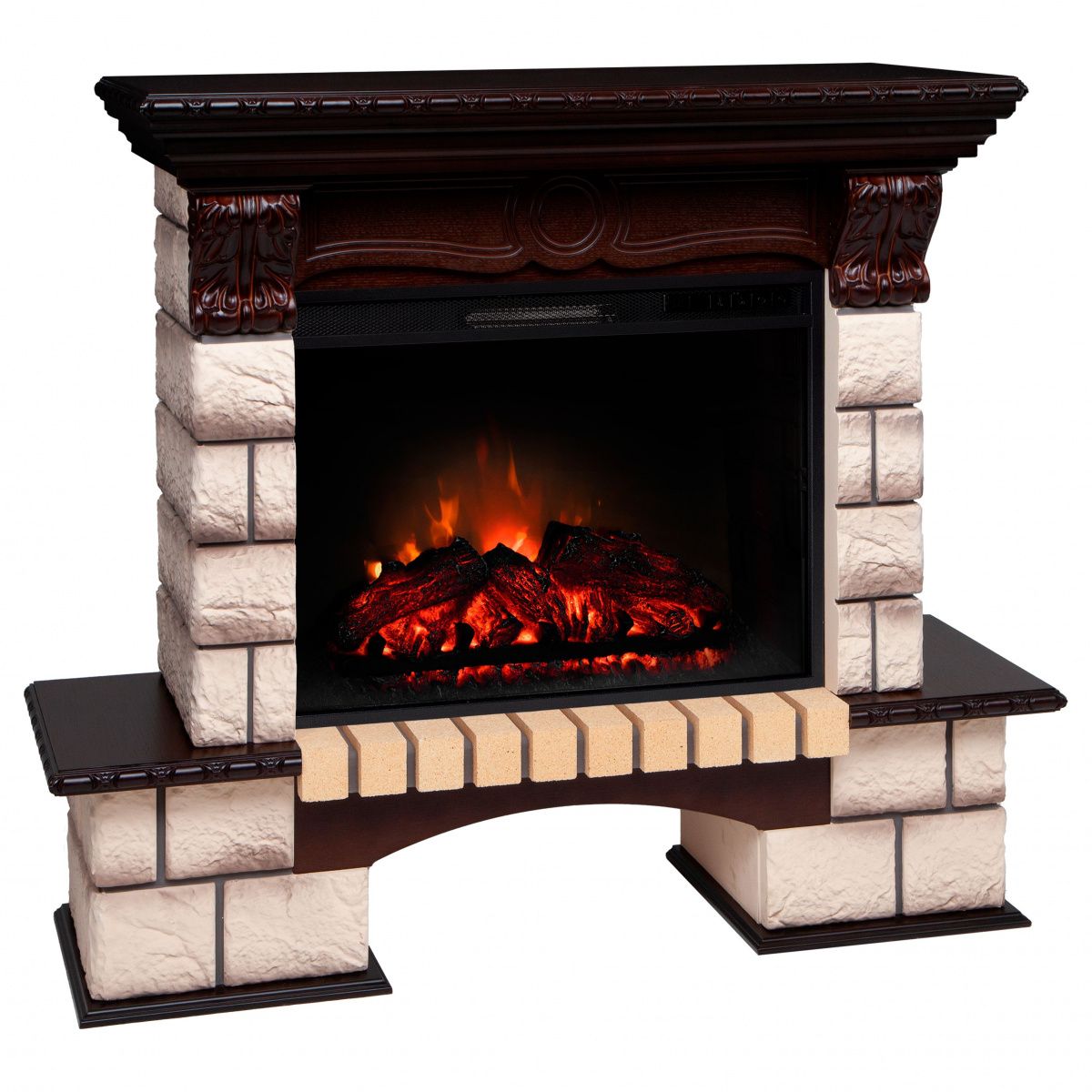 Электрокамин RealFlame Bolero 25,5 NT с очагом Sparta 25,5. Габариты (ШxВxГ) 120.5x106x45 см Электрокамин RealFlame Bolero 25,5 NT с очагом Sparta 25,5. Габариты (ШxВxГ) 120.5x106x45 см