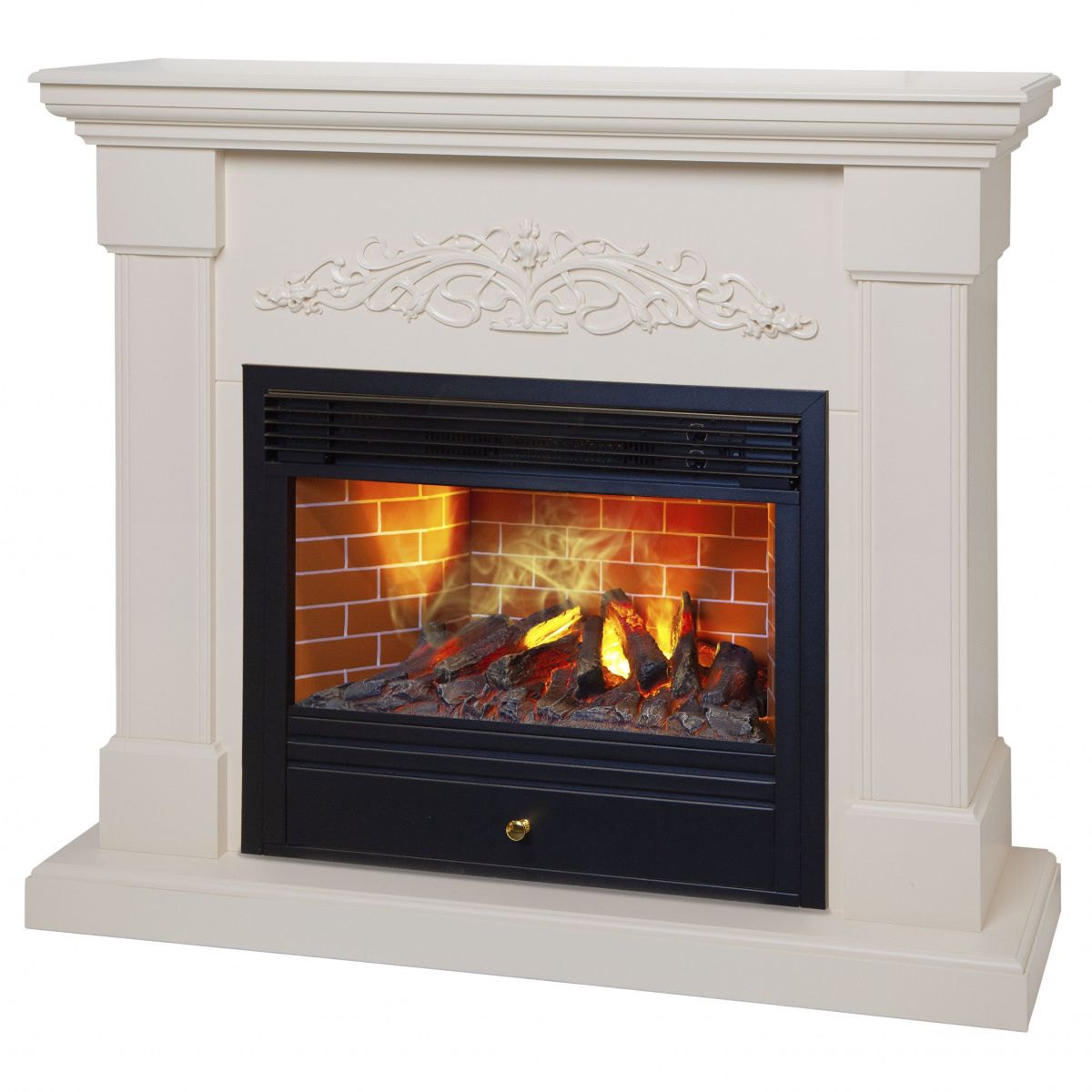 Электрокамин RealFlame Ofelia 26 BG с очагом Novara 26. Габариты (ШxВxГ) 125x108.2x37 см Электрокамин RealFlame Ofelia 26 BG с очагом Novara 26. Габариты (ШxВxГ) 125x108.2x37 см