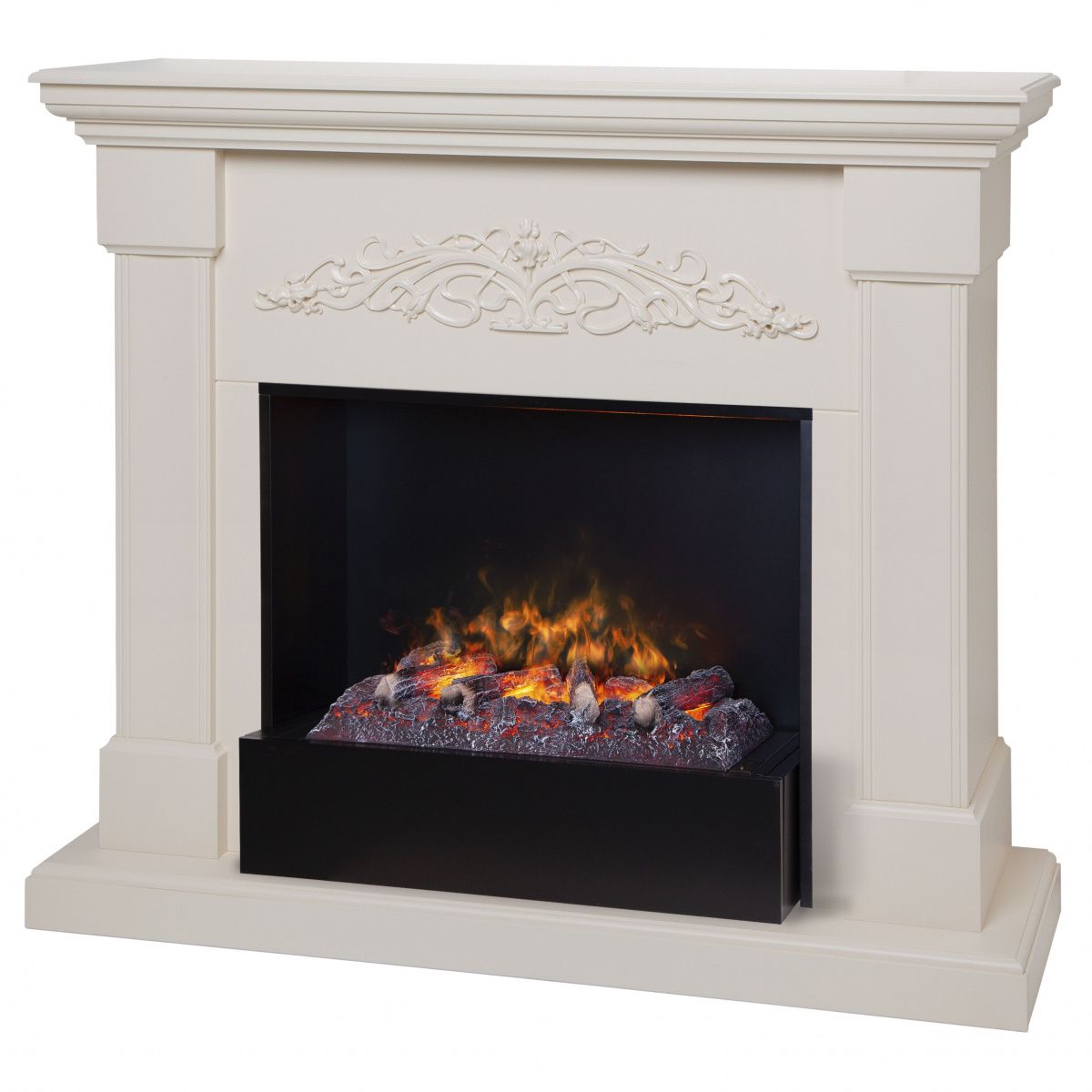Электрокамин RealFlame Ofelia 26 BG с очагом 3D CASSETTE 630. Габариты (ШxВxГ) 125x108.2x37 см Электрокамин RealFlame Ofelia 26 BG с очагом 3D CASSETTE 630. Габариты (ШxВxГ) 125x108.2x37 см
