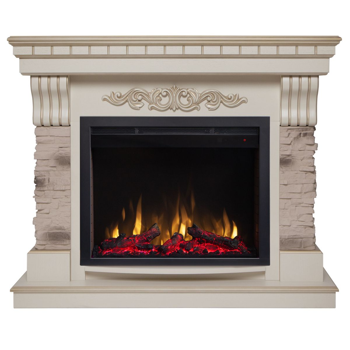 Электрокамин RealFlame Marseilles WT с очагом Saphir 25,5. Габариты (ШxВxГ) 114.5x93.7x38 см Электрокамин RealFlame Marseilles WT с очагом Saphir 25,5. Габариты (ШxВxГ) 114.5x93.7x38 см