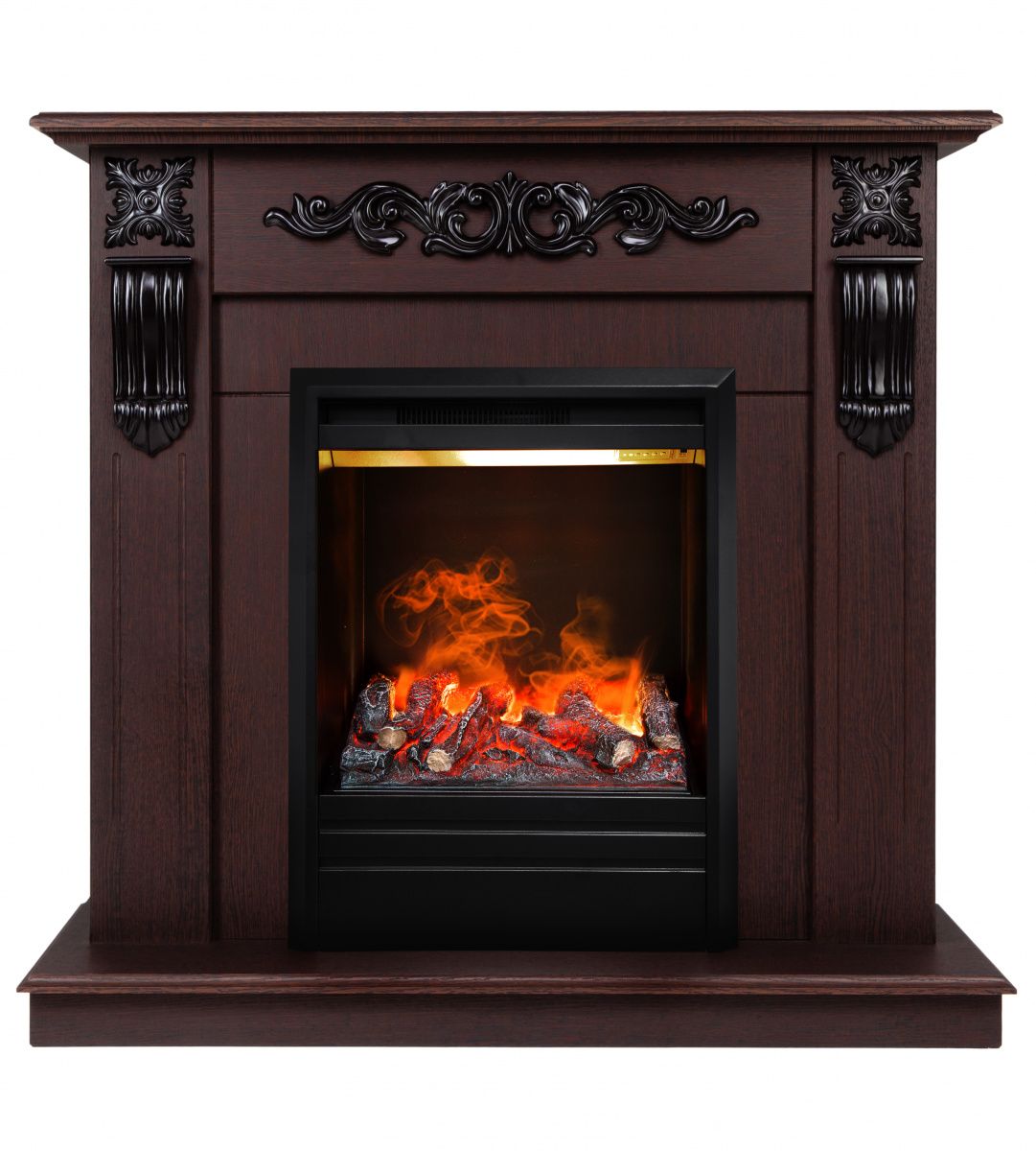 Электрокамин RealFlame Dominica DN c 3D Olympic, 3D имитация пламени. Габариты (ШxВxГ) 101x96x39 см Электрокамин RealFlame Dominica DN c 3D Olympic, 3D имитация пламени. Габариты (ШxВxГ) 101x96x39 см