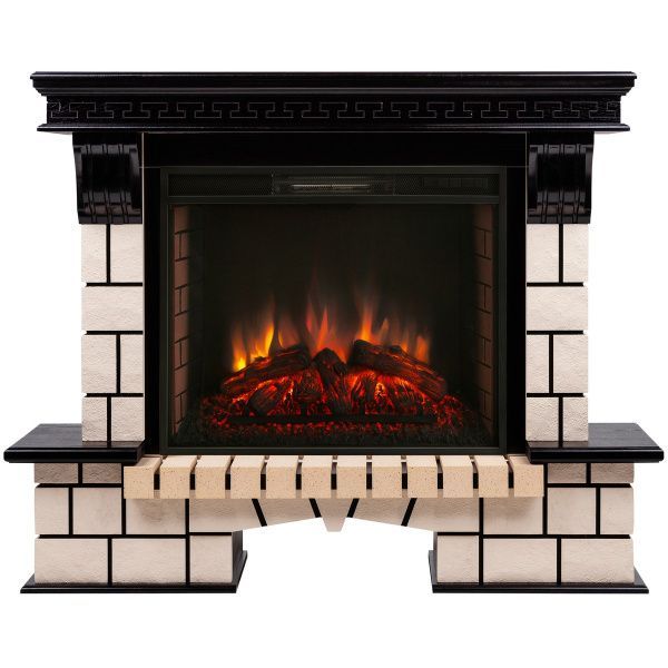 Электрокамин RealFlame Stone 26 AO с очагом Epsilon 26 S IR. Габариты (ШxВxГ) 132x106x42 см Электрокамин RealFlame Stone 26 AO с очагом Epsilon 26 S IR. Габариты (ШxВxГ) 132x106x42 см
