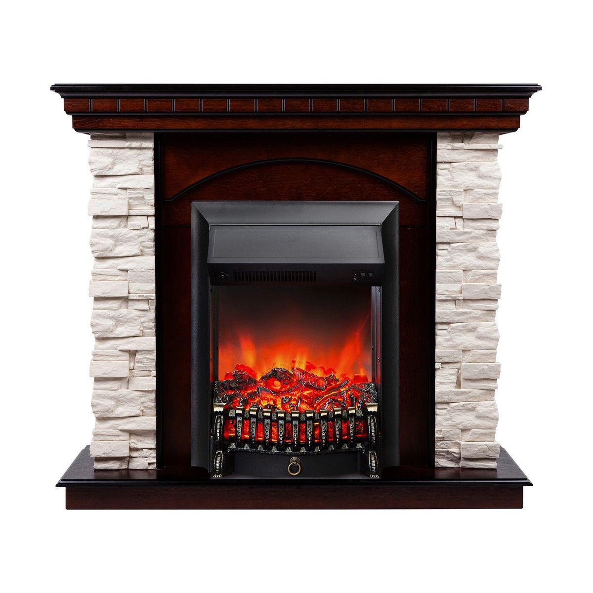 Электрокамин Elford AO с очагом Fobos Lux Black. Габариты (ШxВxГ) 98x97x30 см Электрокамин Elford AO с очагом Fobos Lux Black. Габариты (ШxВxГ) 98x97x30 см