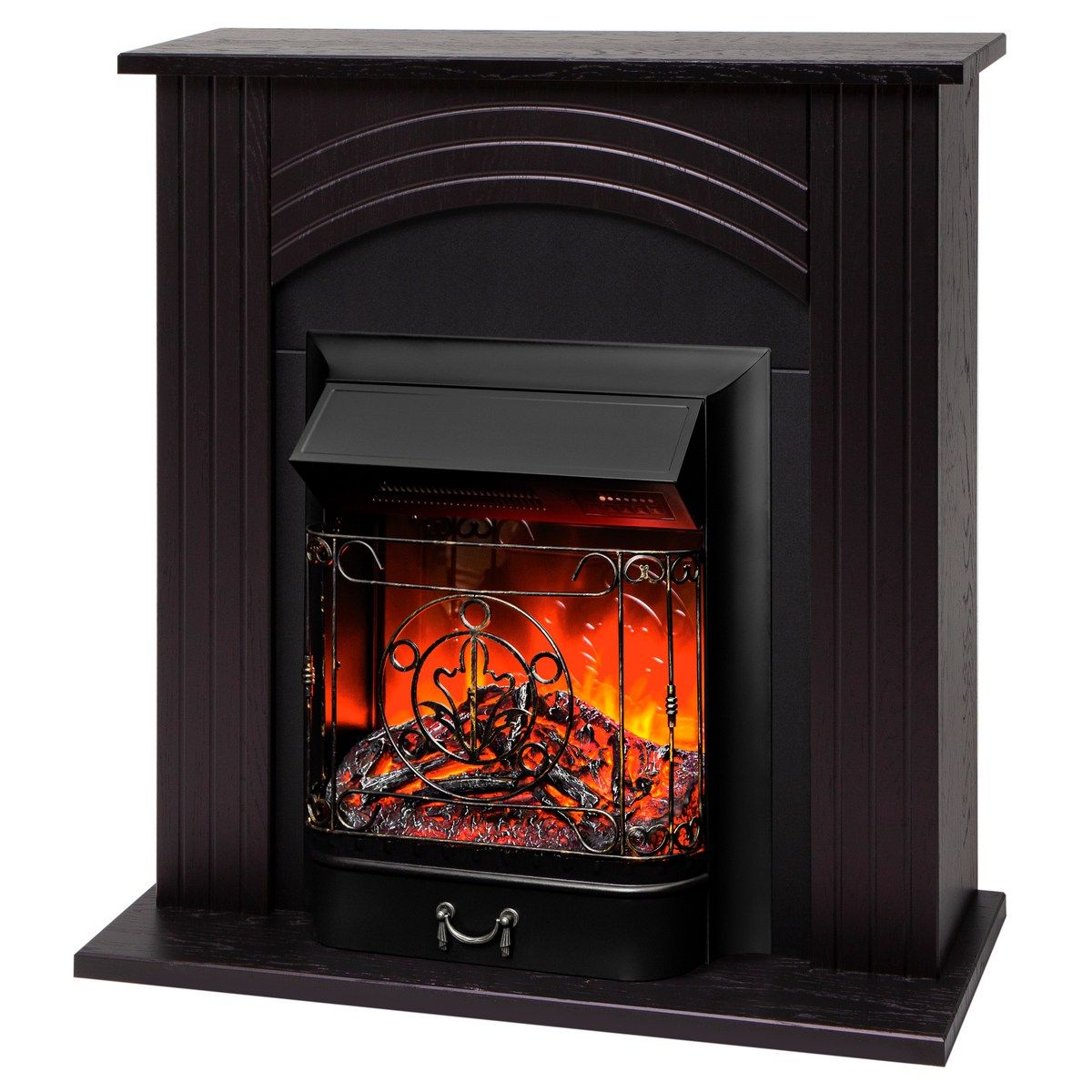 Электрокамин RealFlame Hanna DN с очагом Majestic Lux Black RC. Габариты (ШxВxГ) 93x95x32 см Электрокамин RealFlame Hanna DN с очагом Majestic Lux Black RC. Габариты (ШxВxГ) 93x95x32 см