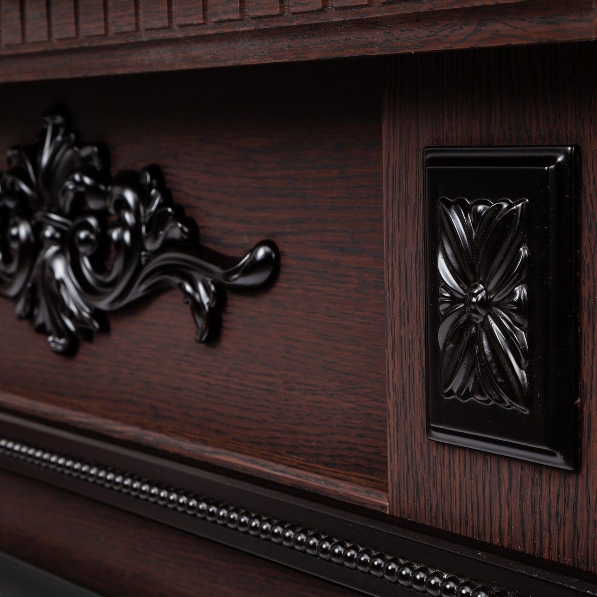 Электрокамин Lilian DN с очагом Fobos Lux Black. Габариты (ШxВxГ) 98x97x30 см Электрокамин Lilian DN с очагом Fobos Lux Black. Габариты (ШxВxГ) 98x97x30 см