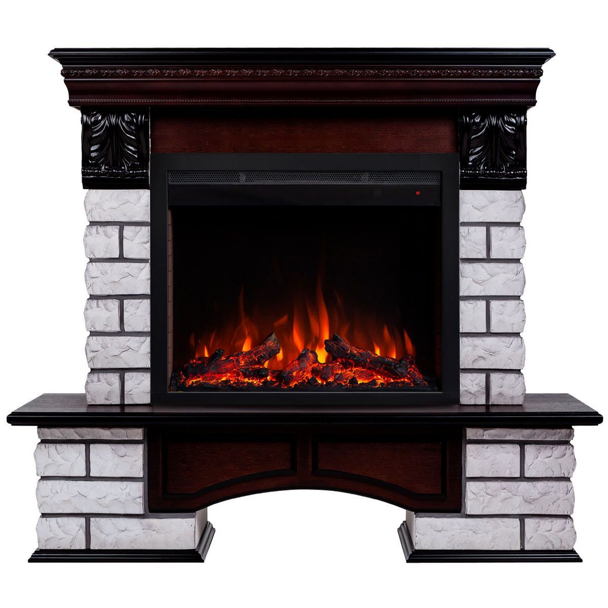 Электрокамин RealFlame Country Lux Rock 25/25,5 AO с очагом Saphir 25,5, 6 цветов пламени. Габариты (ШxВxГ) 120x104x45 см Электрокамин RealFlame Country Lux Rock 25/25,5 AO с очагом Saphir 25,5, 6 цветов пламени. Габариты (ШxВxГ) 120x104x45 см
