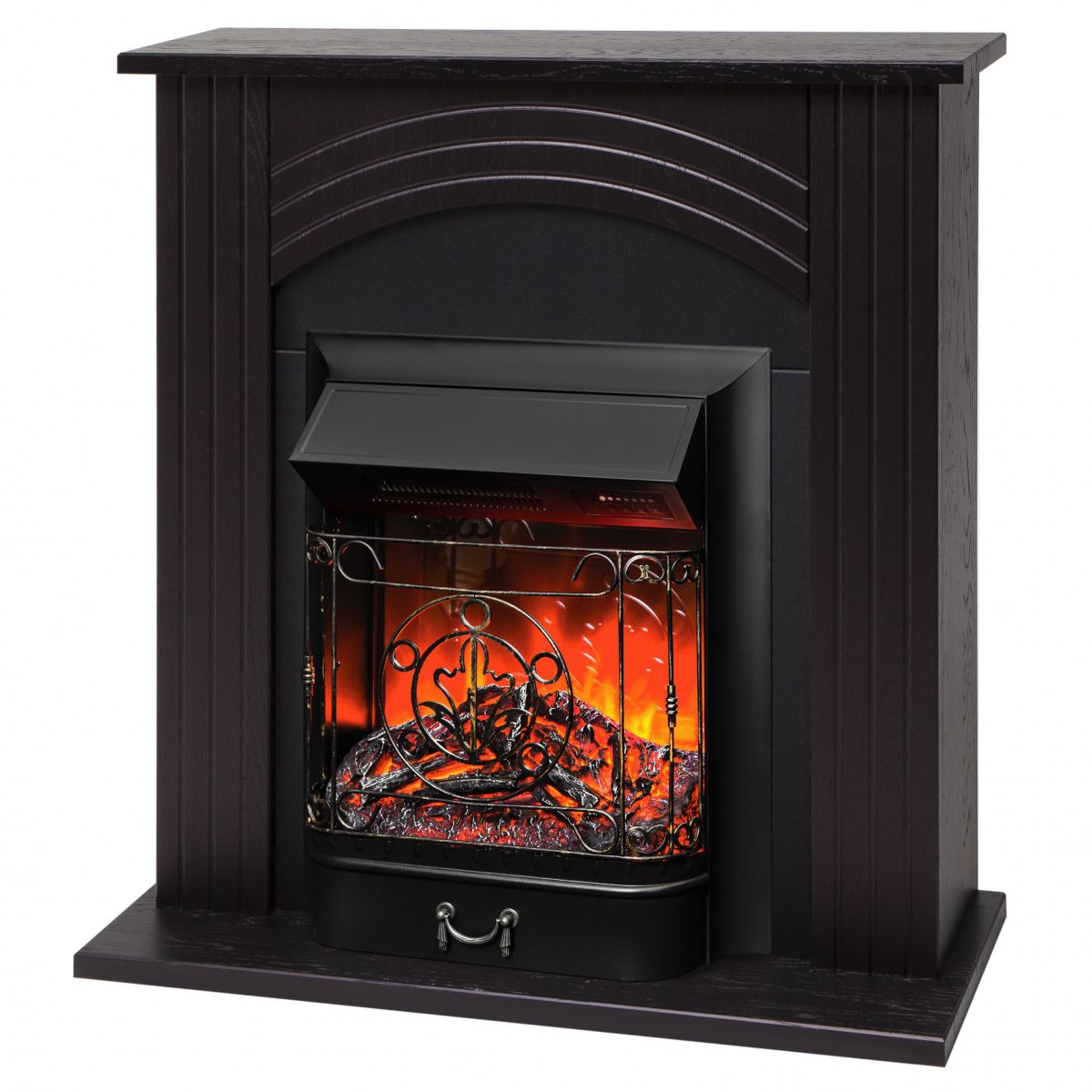 Электрокамин RealFlame Hanna DN с очагом Majestic Lux Black RC. Габариты (ШxВxГ) 93x95x32 см Электрокамин RealFlame Hanna DN с очагом Majestic Lux Black RC. Габариты (ШxВxГ) 93x95x32 см