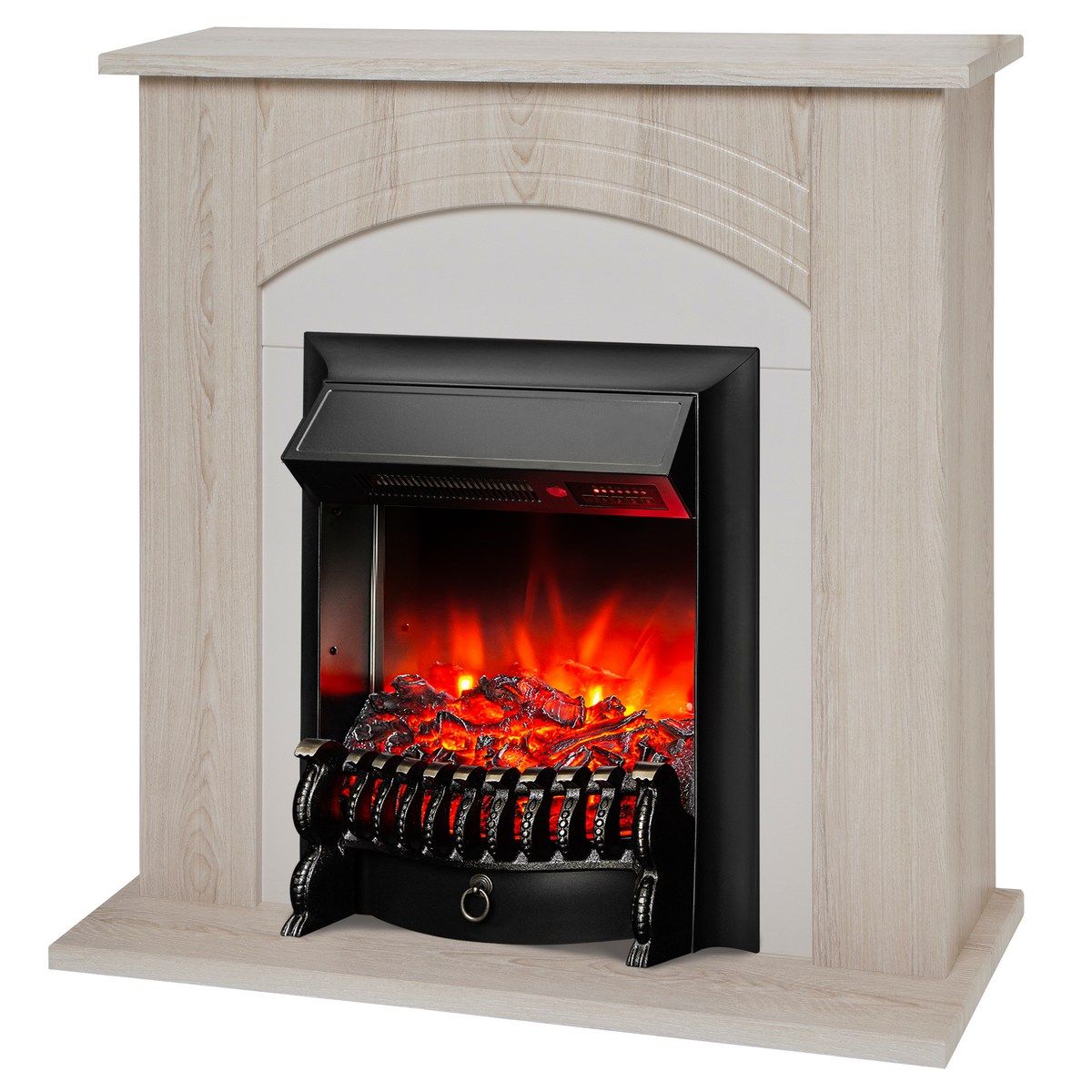 Электрокамин RealFlame Hanna LO с очагом Fobos Lux Black RC. Габариты (ШxВxГ) 98x97x30 см Электрокамин RealFlame Hanna LO с очагом Fobos Lux Black RC. Габариты (ШxВxГ) 98x97x30 см