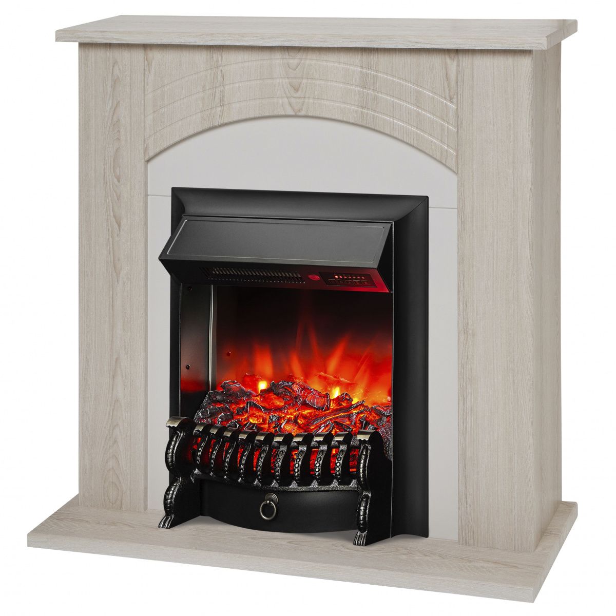 Электрокамин RealFlame Hanna LO с очагом Fobos Lux Black RC. Габариты (ШxВxГ) 98x97x30 см Электрокамин RealFlame Hanna LO с очагом Fobos Lux Black RC. Габариты (ШxВxГ) 98x97x30 см