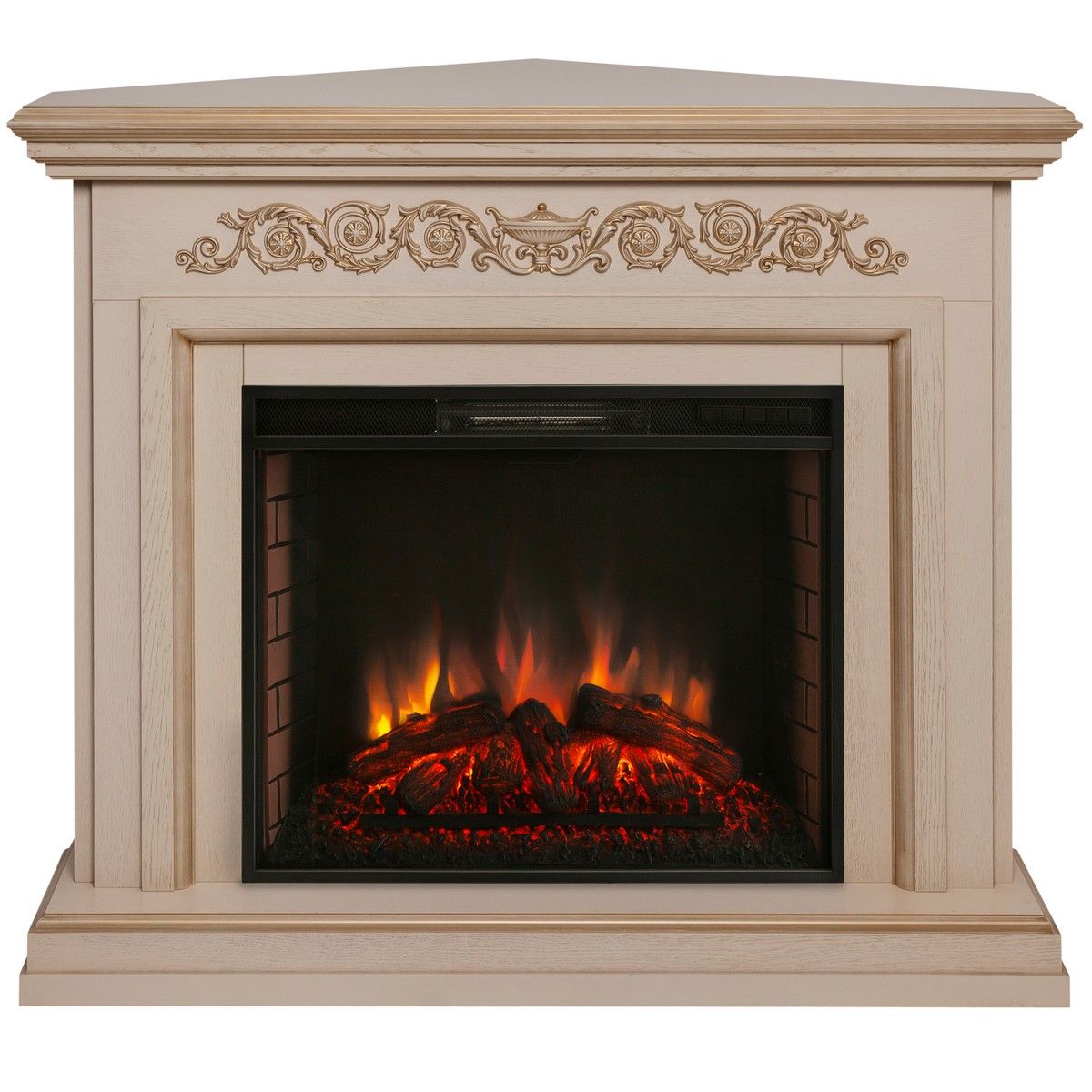 Электрокамин Leticia Corner 26 WT-619G с очагом Epsilon 26. Габариты (ШxВxГ) 123x104x86 см Электрокамин Leticia Corner 26 WT-619G с очагом Epsilon 26. Габариты (ШxВxГ) 123x104x86 см