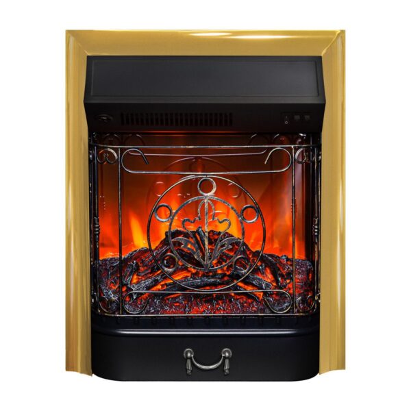 Электроочаг Majestic Lux Brass. Габариты (ШxВxГ) 50.3x61x24.5 см Электроочаг Majestic Lux Brass. Габариты (ШxВxГ) 50.3x61x24.5 см