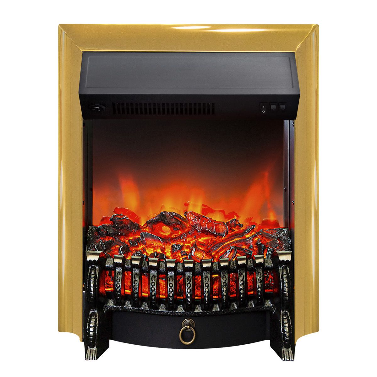 Электроочаг Fobos Lux Brass. Габариты (ШxВxГ) 98x97x30 см Электроочаг Fobos Lux Brass. Габариты (ШxВxГ) 98x97x30 см
