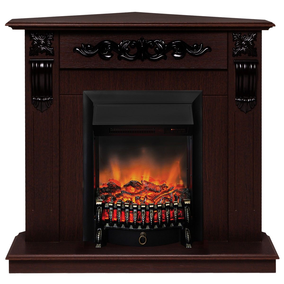 Электрокамин Dominica Corner DN с очагом Fobos Lux Black RC. Габариты (ШxВxГ) 98x97x30 см Электрокамин Dominica Corner DN с очагом Fobos Lux Black RC. Габариты (ШxВxГ) 98x97x30 см