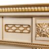 Электрокамин Corsica Lux 25,5/26 WT с очагом Moonblaze Deluxe Brass. Габариты (ШxВxГ) 128x115x37 см