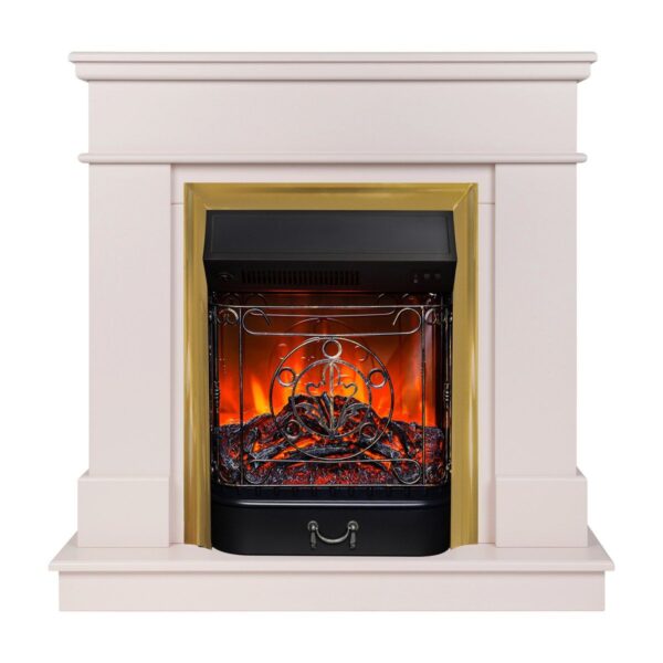 Электрокамин Selena STD PN с очагом Majestic Lux Brass. Габариты (ШxВxГ) 93x93x35 см Электрокамин Selena STD PN с очагом Majestic Lux Brass. Габариты (ШxВxГ) 93x93x35 см