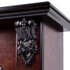 Электрокамин Anita Corner AO с очагом Fobos Lux Black RC. Габариты (ШxВxГ) 98x97x30 см