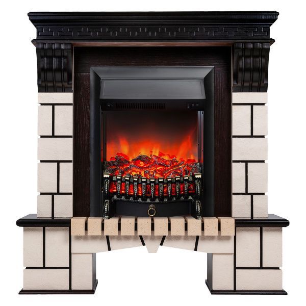Электрокамин RealFlame Stone AO с очагом Fobos Lux Black. Габариты (ШxВxГ) 99x112x37 см Электрокамин RealFlame Stone AO с очагом Fobos Lux Black. Габариты (ШxВxГ) 99x112x37 см