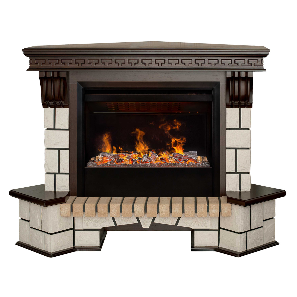 Электрокамин RealFlame Stone Coner 26 AO c Helios 26 SBG, очаг со звуком. Габариты (ШxВxГ) xx см Электрокамин RealFlame Stone Coner 26 AO c Helios 26 SBG, очаг со звуком. Габариты (ШxВxГ) xx см