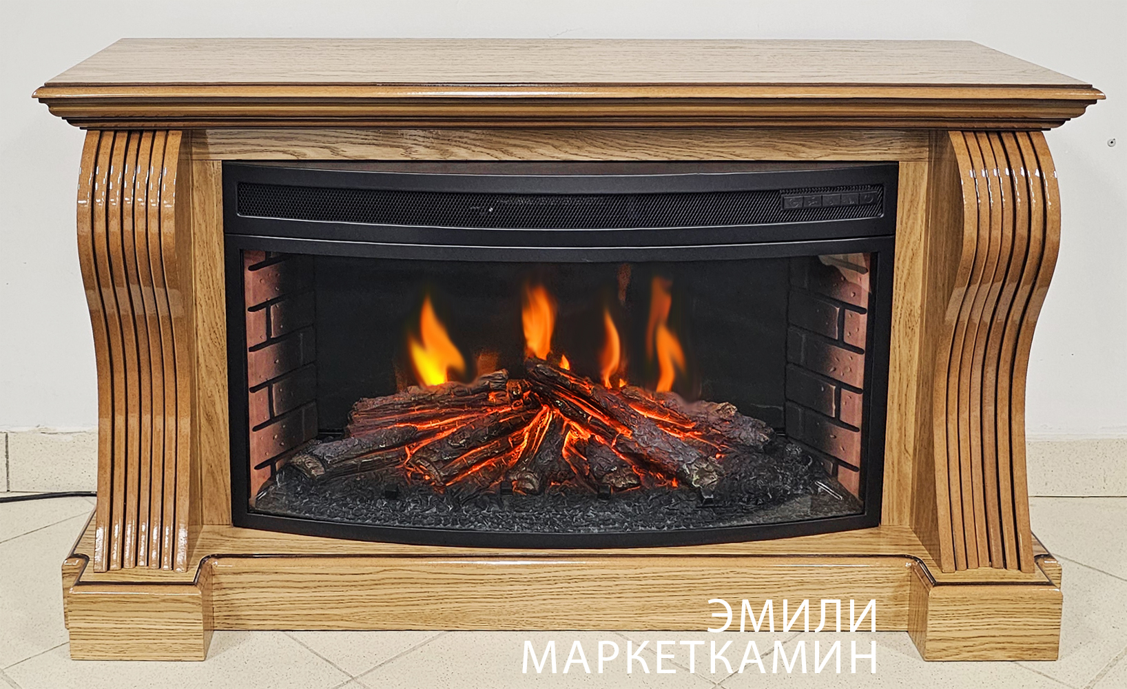 Эмили (медовый дуб + глянцевый лак) очаги на выбор (LED/3D живое пламя) Цвет на выбор. Габариты (ШxВxГ)1250x700x400 мм Эмили (медовый дуб + глянцевый лак) очаги на выбор (LED/3D живое пламя) Цвет на выбор. Габариты (ШxВxГ)1250x700x400 мм