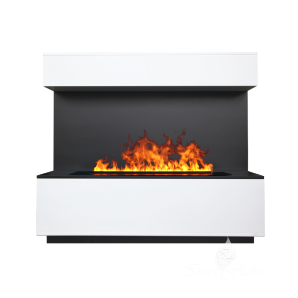 ПЛАНТ / PLANT / Паровой очаг FIREX 800 с эффектом живого огня и увлажнением воздуха. Размеры, мм:  1100 (ш) х 995 (в) х 400 (г)