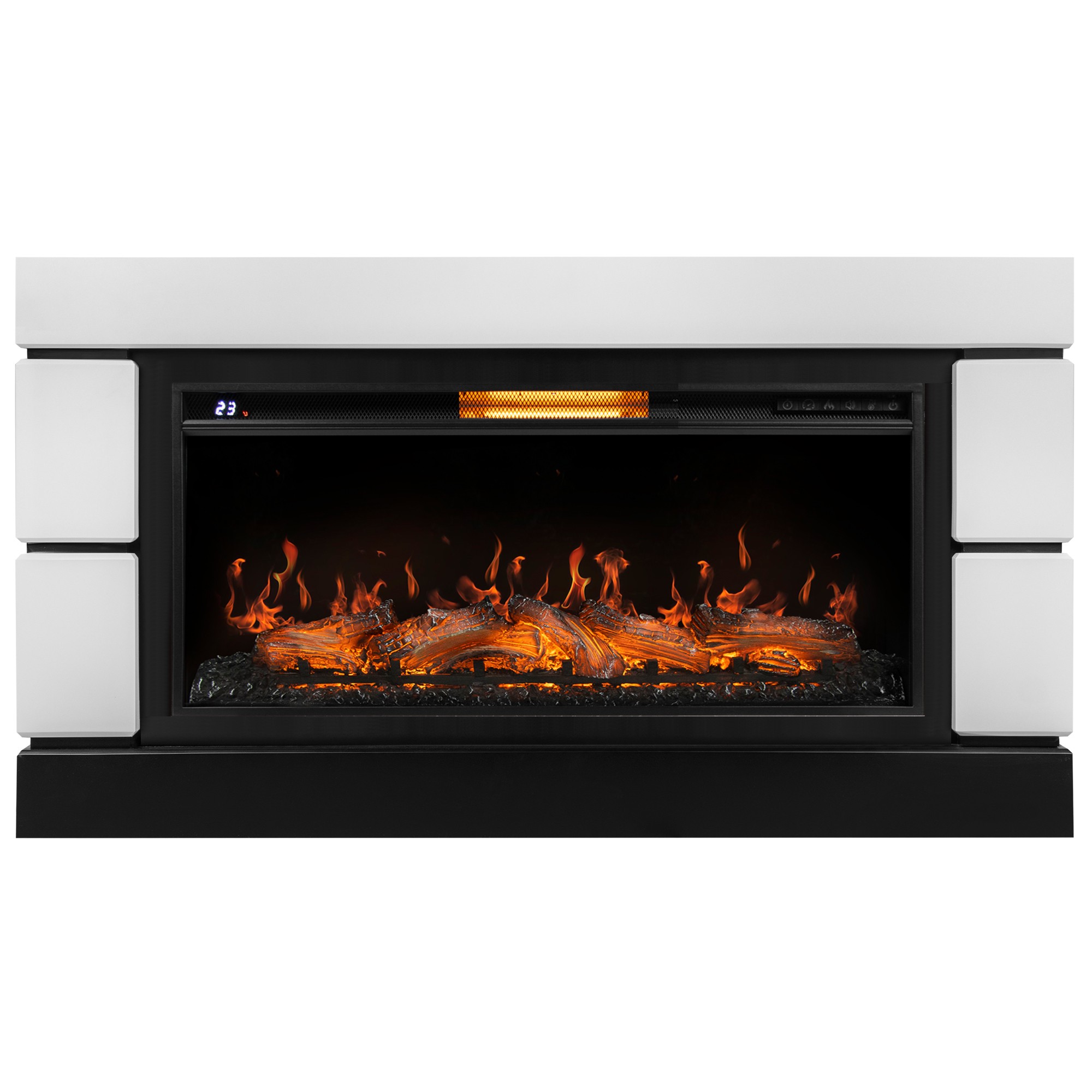 Moderno (Модерно) белый/черный. Очаг Royal Thermo Aurora RTFP/P-AR40LS. Габариты (ШxВxГ): 1600х1000х380 мм Moderno (Модерно) белый/черный. Очаг Royal Thermo Aurora RTFP/P-AR40LS. Габариты (ШxВxГ): 1600х1000х380 мм
