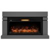 Lindos (Линдос) светло-серый. Очаг Royal Thermo Aurora RTFP/P-AR40LS. Габариты (ШxВxГ): 1600х1000х380 мм