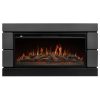 Moderno (Модерно) графит/черный. Очаг Royal Thermo Aurora RTFP/P-AR40LS. Габариты (ШxВxГ): 1600х1000х380 мм