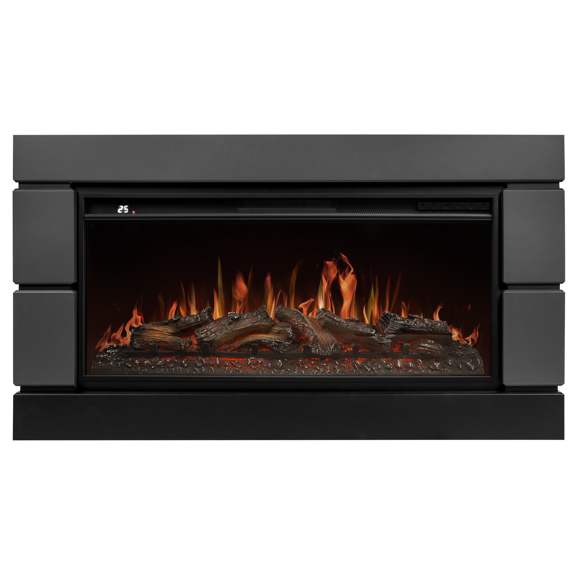 Moderno (Модерно) графит/черный. Очаг Royal Thermo Aurora RTFP/P-AR40LS. Габариты (ШxВxГ): 1600х1000х380 мм Moderno (Модерно) графит/черный. Очаг Royal Thermo Aurora RTFP/P-AR40LS. Габариты (ШxВxГ): 1600х1000х380 мм
