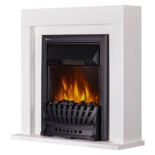 Simple Classic (симпл) белый. Очаг Electrolux EFP/P-1020LS. Габариты (ШxВxГ): 900х900х300 мм Simple Classic (симпл) белый. Очаг Electrolux EFP/P-1020LS. Габариты (ШxВxГ): 900х900х300 мм