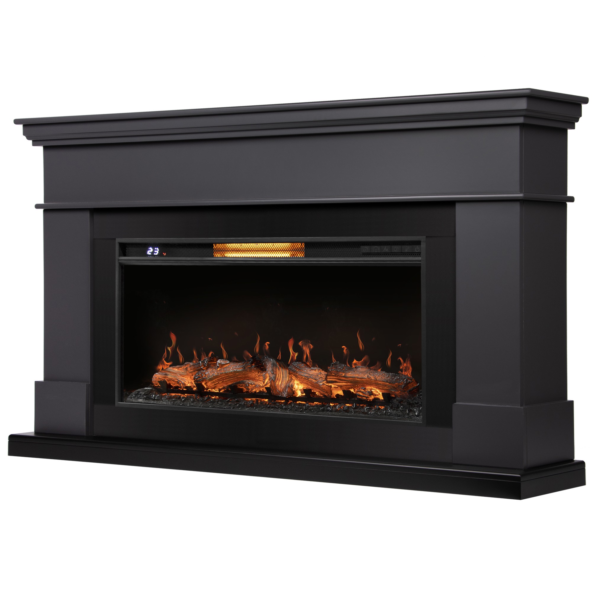 California (Калифорния) графит, Очаг Royal Thermo Aurora RTFP/P-AR40LS. Габариты (ШxВxГ): 1600х1000х380 мм California (Калифорния) графит, Очаг Royal Thermo Aurora RTFP/P-AR40LS. Габариты (ШxВxГ): 1600х1000х380 мм