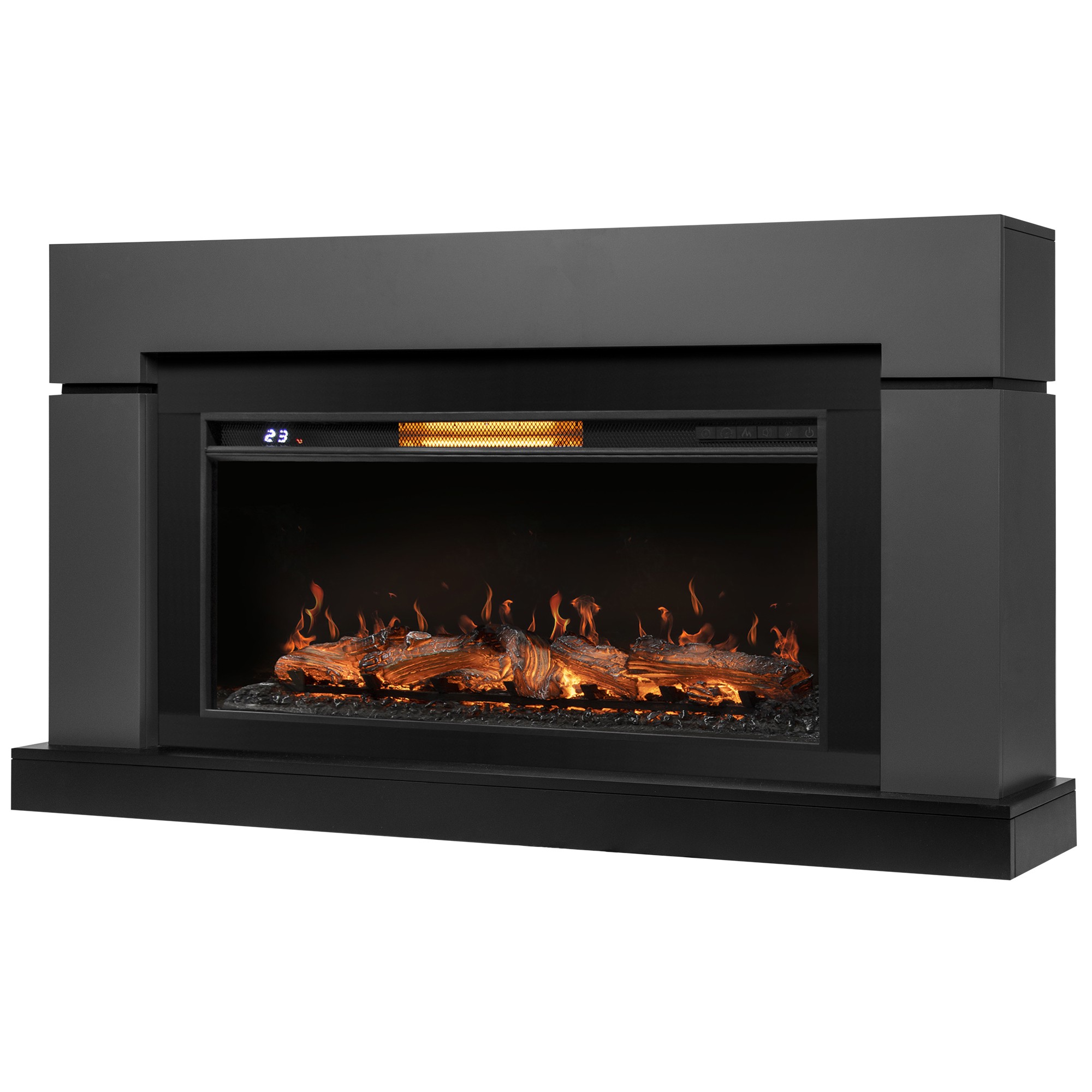 Lindos (Линдос) графит, Очаг Royal Thermo Aurora RTFP/P-AR40LS. Габариты (ШxВxГ): 1600х1000х380 мм Lindos (Линдос) графит, Очаг Royal Thermo Aurora RTFP/P-AR40LS. Габариты (ШxВxГ): 1600х1000х380 мм
