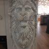 ЛЬВЫ / LIONS / с очагом Фотон 26". Размеры, мм:  1245 (ш) х 1072 (в) х 370 (г)