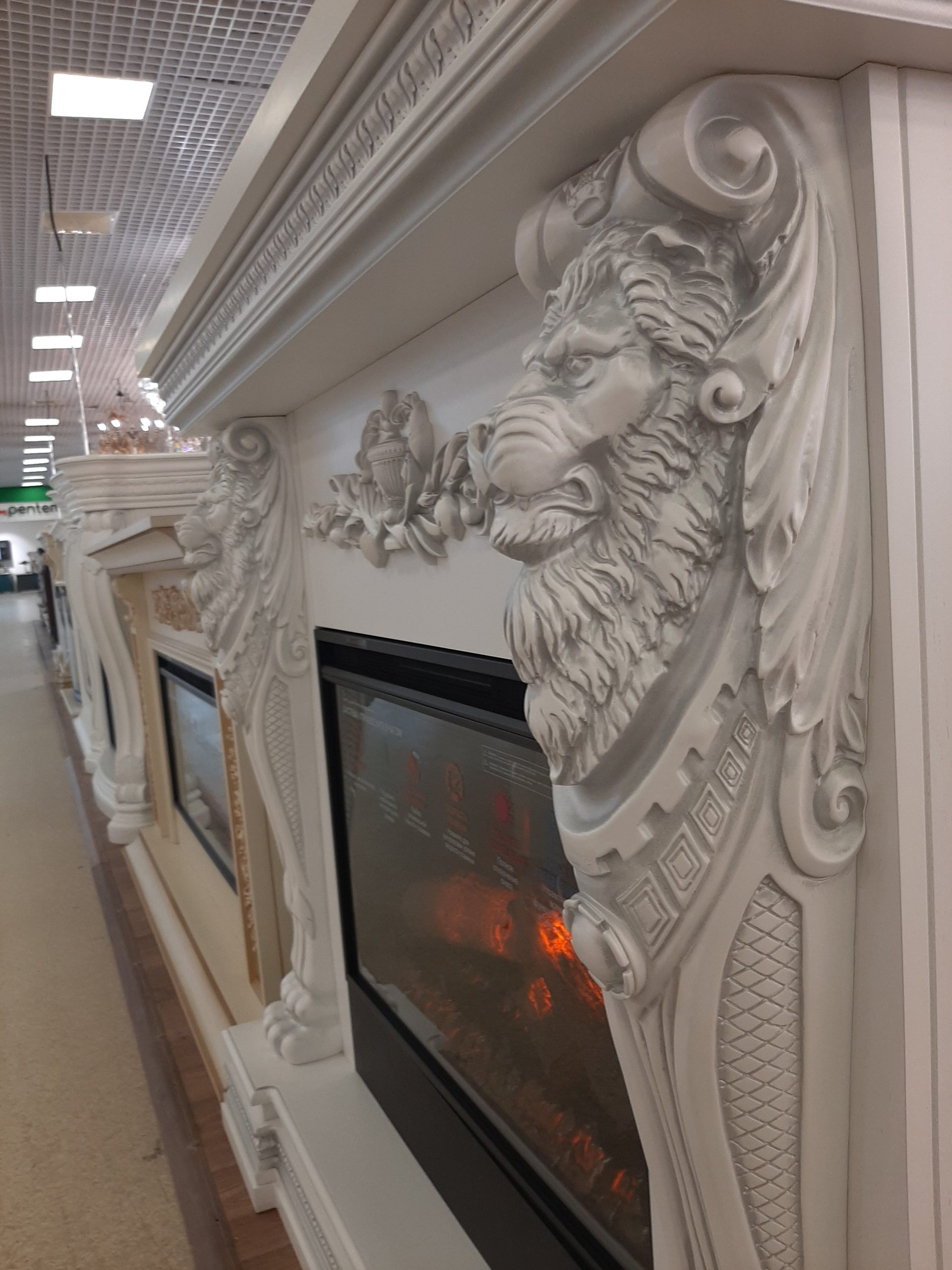 ЛЬВЫ / LIONS / с очагом Фотон 26". Размеры, мм:  1245 (ш) х 1072 (в) х 370 (г) ЛЬВЫ / LIONS / с очагом Фотон 26". Размеры, мм:  1245 (ш) х 1072 (в) х 370 (г)