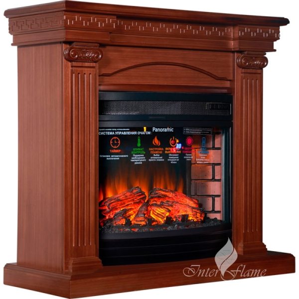 АФИНА (цвет на выбор: белый, бежевый с золотой патиной и без, дуб средний, тёмный, венге, махагон) / AFINA / С панорамным очагом 25" Размеры, мм: 1060 (ш) х 1000 (в) х 400 (г) АФИНА (цвет на выбор: белый, бежевый с золотой патиной и без, дуб средний, тёмный, венге, махагон) / AFINA / С панорамным очагом 25" Размеры, мм: 1060 (ш) х 1000 (в) х 400 (г)