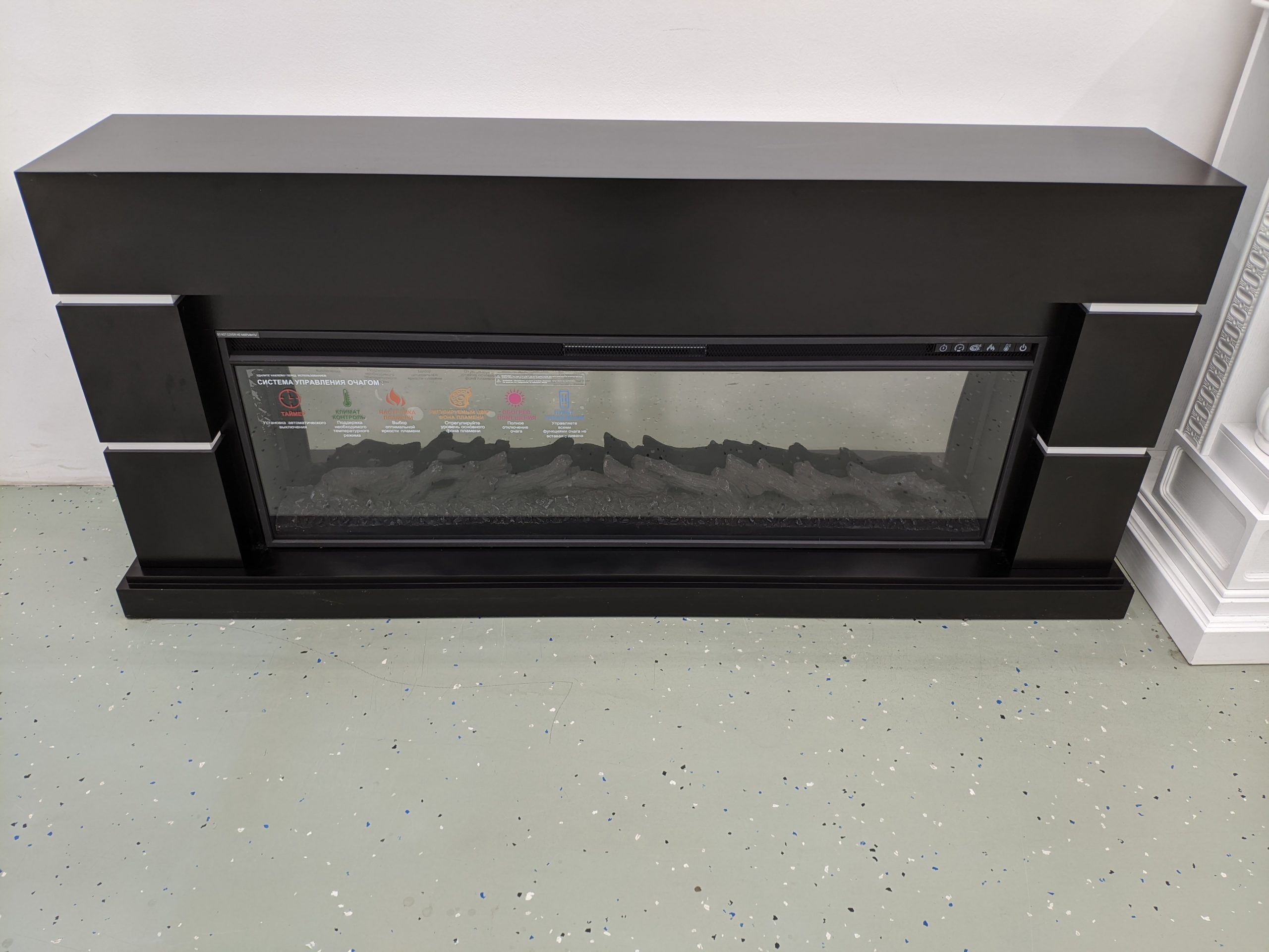 NORD (цвет на выбор: белый, бежевый, чёрный) / Норд /с очагом FreeSpace 50" Размеры, мм: 1720 (ш) х 1005 (в) х 350 (г) NORD (цвет на выбор: белый, бежевый, чёрный) / Норд /с очагом FreeSpace 50" Размеры, мм: 1720 (ш) х 1005 (в) х 350 (г)